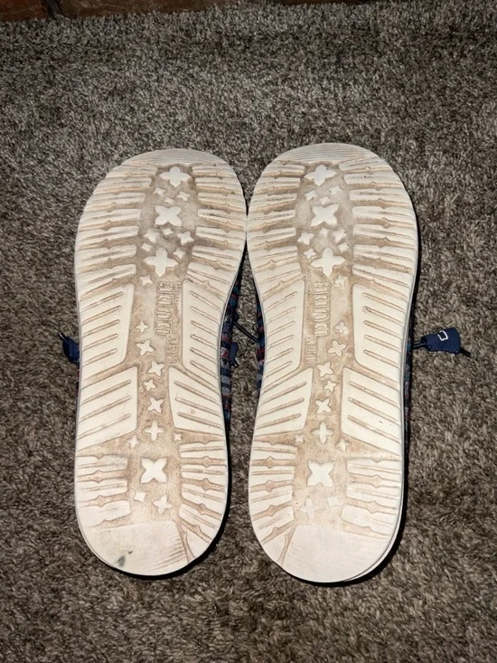 Hey Dude Men’s Wally Native- Southwestern Pattern Slip-On Loafers Size 12 - Picture 7 of 8